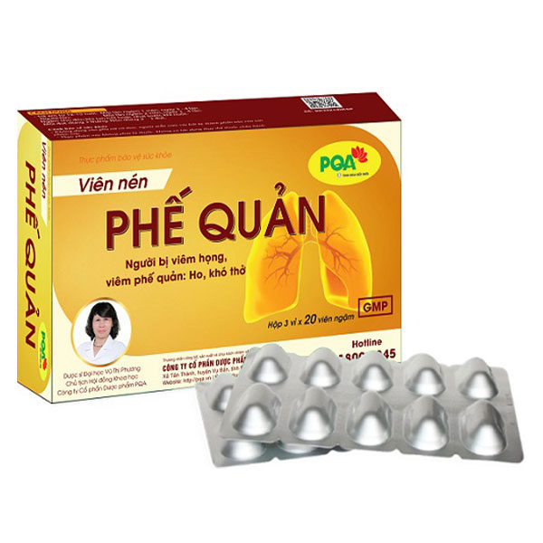  viên nén phế quản pqa